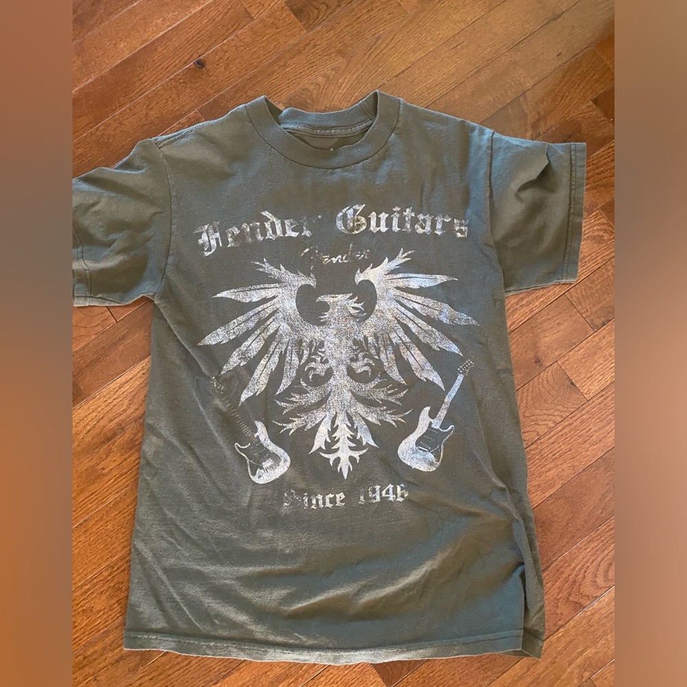 Fender Tshirt Olive Green